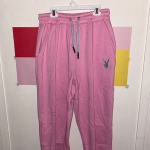 Pink Playboy Sweatpants